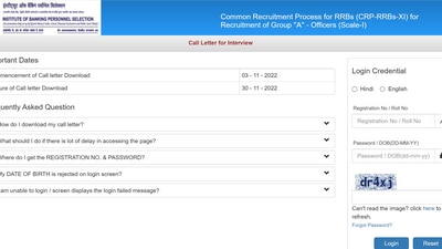 IBPS CRP RRBs XI interview admit card: Qualified candidates can now check and download the call letter from the official website ibps.in (ibps.in) IBPS CRP RRBs XI interview admit card: Qualified candidates can now check and download the call letter from the official website ibps.in (ibps.in)