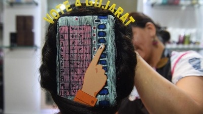 Number Theory: Five charts which explain the electoral contest in Gujarat (AFP)