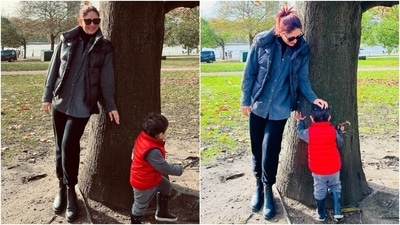 Kareena Kapoor and Jeh are coolest mother-son duo in these latest pics. (Instagram) Kareena Kapoor and Jeh are coolest mother-son duo in these latest pics. (Instagram)
