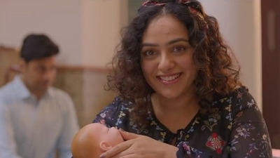 Nithya Menen in a still from Wonder Women trailer. Nithya Menen in a still from Wonder Women trailer.