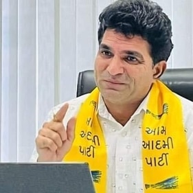 After quitting his job in the media industry on July 1, 2021, he was reportedly approached by the BJP, Congress, and AAP. (@isudan_gadhvi/ Twitter) After quitting his job in the media industry on July 1, 2021, he was reportedly approached by the BJP, Congress, and AAP. (@isudan_gadhvi/ Twitter)