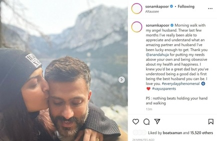 Sonam Kapoor shared pics from Austria. Sonam Kapoor shared pics from Austria.