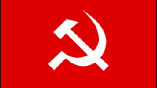 Communist Party of India (Marxist), which is contesting on 12 seats, released its manifesto for Himachal in Shimla on Thursday. (HT Photo)