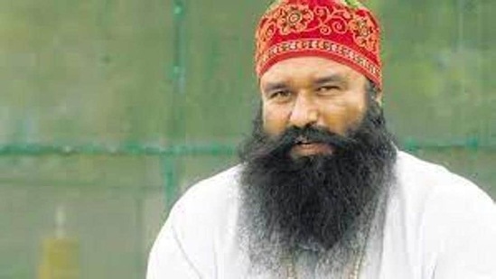 The Dera chief, convicted of rape and murder, is out on parole for 40 days, the timing of his release conveniently tied in with a Haryana by-election and Himachal assembly polls, two states where the Dera has a considerable following. (HT File Photo)