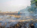 Raging farm fires leave 9 Haryana cities with ‘very poor’ AQI (PTI) Raging farm fires leave 9 Haryana cities with ‘very poor’ AQI (PTI)