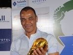 Cafu during an event in Kolkata.