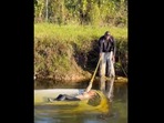 Man saves woman from drowning.(Instagram/@cristianopiquet) Man saves woman from drowning.(Instagram/@cristianopiquet)