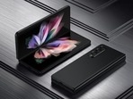 Galaxy Z Fold 3 is Samsung’s first foldable device to support the S Pen.(Samsung) Galaxy Z Fold 3 is Samsung’s first foldable device to support the S Pen.(Samsung)