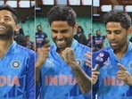 Suryakumar Yadav was clearly over the moon Suryakumar Yadav was clearly over the moon