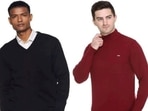 Sweaters for men come in much variety.