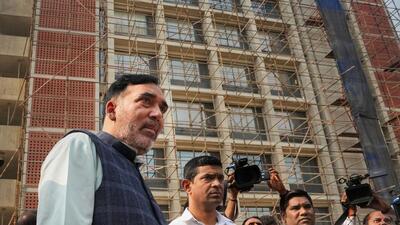 Delhi environment minister Gopal Rai. (PTI) Delhi environment minister Gopal Rai. (PTI)
