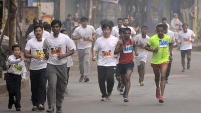 A file photo of Pune International Marathon. (HT FILE PHOTO)