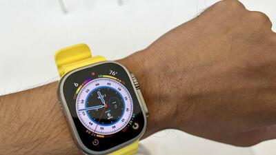 The biggest advantage of the 49mm size is a big screen, which is ideal for quick glances on the metrics. (Vishal Mathur / HT Photo) The biggest advantage of the 49mm size is a big screen, which is ideal for quick glances on the metrics. (Vishal Mathur / HT Photo)