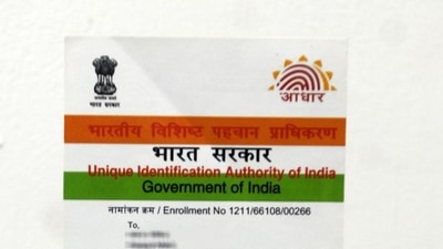 The Aadhar chatbot is available in Hindi and English. The Aadhar chatbot is available in Hindi and English.