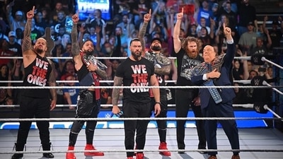 The members of The Bloodline (WWE)