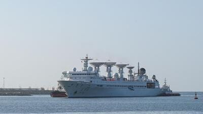 China's research and survey vessel, the Yuan Wang 5, was in Sri Lanka's Chinese-run port of Hambantota on August 16 despite concerns from India and the US about its activities (AFP File Photo/Representative) China's research and survey vessel, the Yuan Wang 5, was in Sri Lanka's Chinese-run port of Hambantota on August 16 despite concerns from India and the US about its activities (AFP File Photo/Representative)