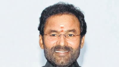Union minister for tourism and culture G Kishan Reddy said chief minister K Chandrashekar Rao’s outburst on Thursday night showed his insecurity, frustration and intolerance. (HT PHOTO) Union minister for tourism and culture G Kishan Reddy said chief minister K Chandrashekar Rao’s outburst on Thursday night showed his insecurity, frustration and intolerance. (HT PHOTO)