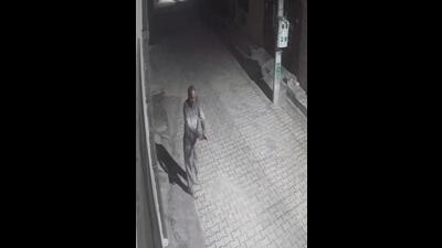 Screenshot of the CCTV footage showing one of the suspects in Grewal Colony, in Ludhiana on Thursday. (Sourced) Screenshot of the CCTV footage showing one of the suspects in Grewal Colony, in Ludhiana on Thursday. (Sourced)