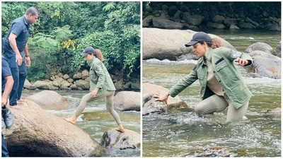 Kangana Ranaut shared several pictures from Emergency recce on Instagram. Kangana Ranaut shared several pictures from Emergency recce on Instagram.