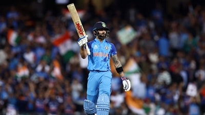 Virat Kohli acknowledges the crowd after scoring a half-century against Bangladesh (Getty) Virat Kohli acknowledges the crowd after scoring a half-century against Bangladesh (Getty)