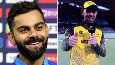 Glenn Maxwell sent Virat Kohli a birthday message a day before (Getty/Screengrab) Glenn Maxwell sent Virat Kohli a birthday message a day before (Getty/Screengrab)