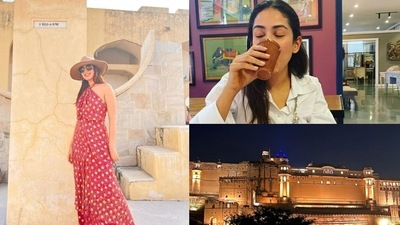 Mira Rajput explores Jaipur, Rajasthan. Mira Rajput explores Jaipur, Rajasthan.