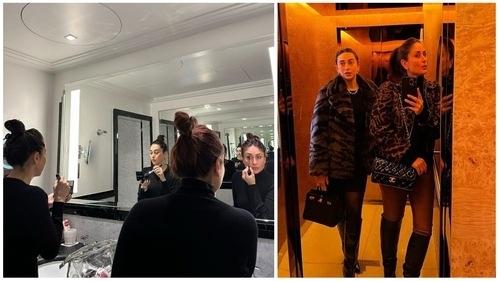 Kareena Kapoor and Karisma Kapoor during their time in London. Kareena Kapoor and Karisma Kapoor during their time in London.