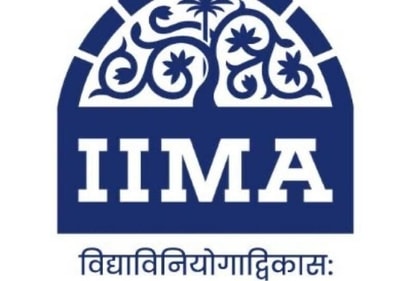 IIM-Ahmedabad on Thursday unveiled a new logo that retains the existing Sanskrit inscription.