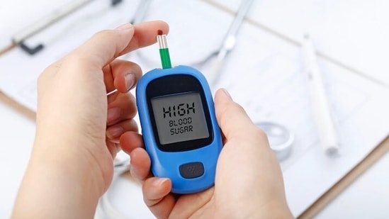 First step for diabetes management is regular monitoring of blood sugar levels to ensure they are in normal range(Freepik)
