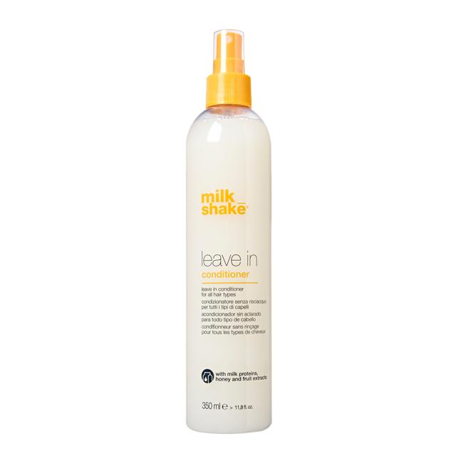 This fragrant conditioner for all hair types, strengthens the hair structure, moisturizes, and adds smoothness. (Leave in conditioner by milk_shake)