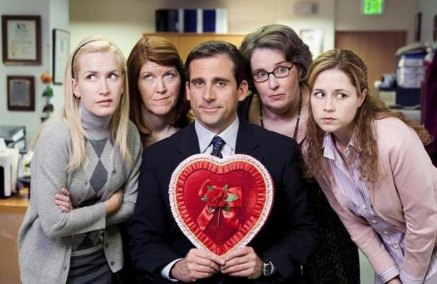 Its the reality-show premise of The Office (US remake above) that makes the scenes shine, with its side-glances at the camera, POV angles and cutaway interviews. Its the reality-show premise of The Office (US remake above) that makes the scenes shine, with its side-glances at the camera, POV angles and cutaway interviews.