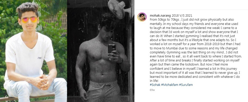 The said Instagram post of the influencer The said Instagram post of the influencer