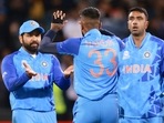Team India will look to seal semi-final berth with a win against Zimbabwe on Sunday.(AP) Team India will look to seal semi-final berth with a win against Zimbabwe on Sunday.(AP)