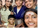 Charithra Chandran shared pics from her time in India. Charithra Chandran shared pics from her time in India.
