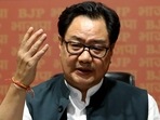 Union minister Kiren Rijiju. (ANI Photo) (Ayush Sharma) Union minister Kiren Rijiju. (ANI Photo) (Ayush Sharma)