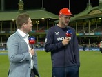 From left: Eoin Morgan, Alex Hales, and Ian Ward