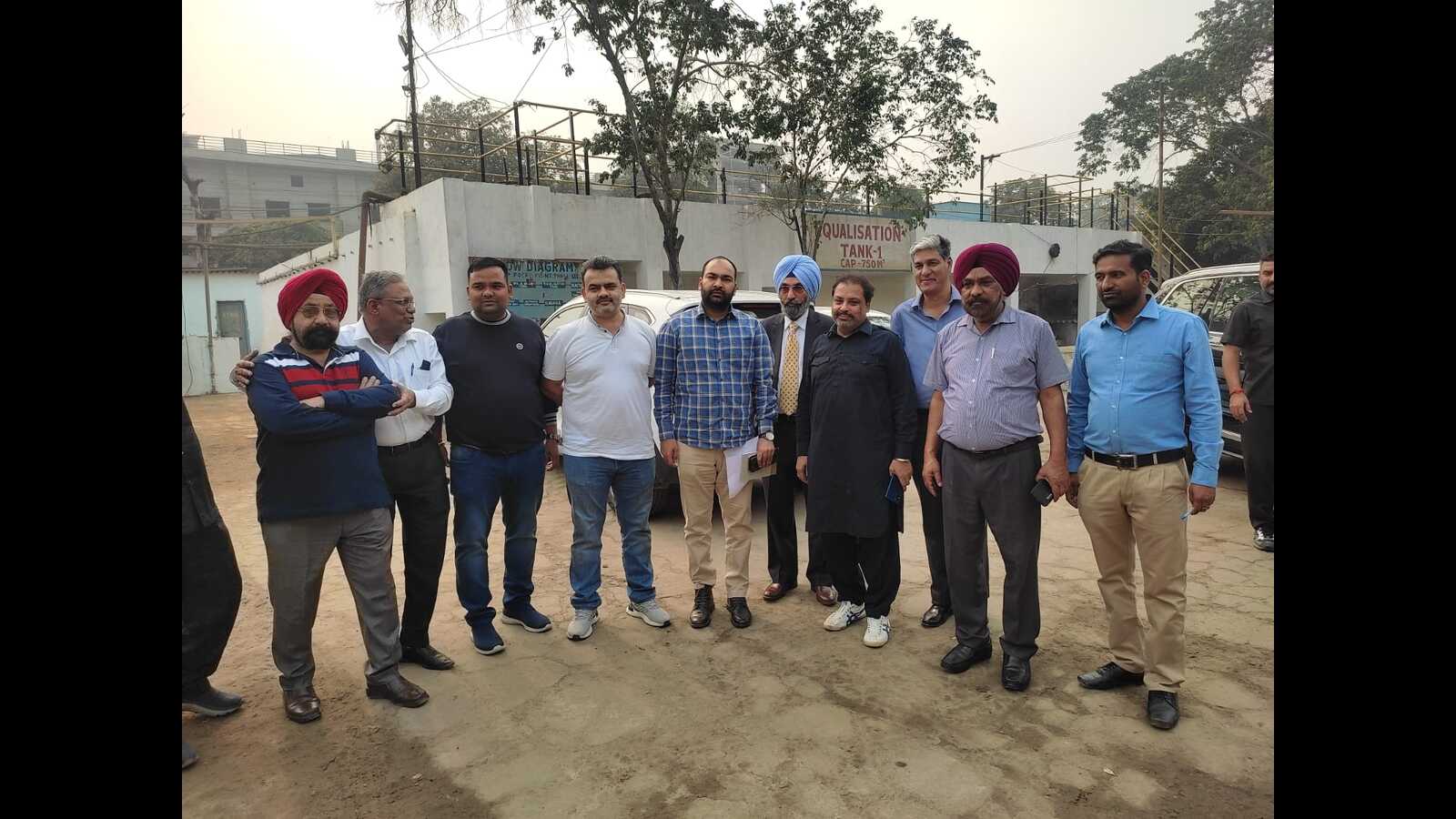 Ludhiana Haryana Pollution Control Board team studies CETP in Focal