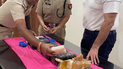 The Yaba tablets were seized from the hidden chambers of the vehicle (Twitter/Himanta Biswa Sarma)