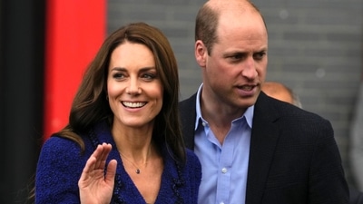 Kate Middleton-Prince William: Britain's Kate, Princess of Wales, and Prince William, Prince of Wales, in London. (AP)