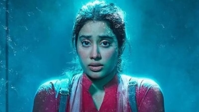 Janhvi Kapoor in a still from Mili. Janhvi Kapoor in a still from Mili.