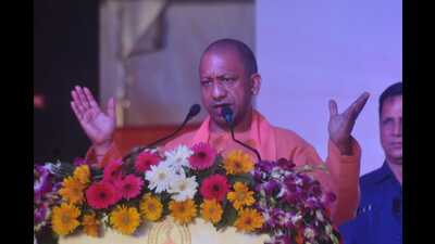 Chief minister Yogi Adityanath participating in the golden jubilee celebration of BRD medical College in Gorakhpur on Saturday. (HT) Chief minister Yogi Adityanath participating in the golden jubilee celebration of BRD medical College in Gorakhpur on Saturday. (HT)