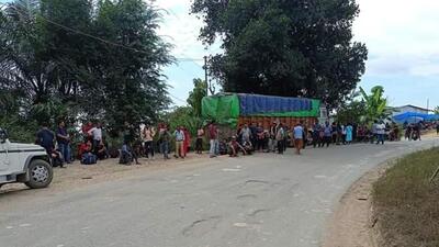 People familiar with the matter said that the agitators are also planning to block the Rengtekawn-Bairabi road (HT Photo) People familiar with the matter said that the agitators are also planning to block the Rengtekawn-Bairabi road (HT Photo)