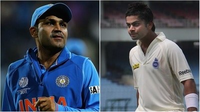 Virender Sehwag; Virat Kohli (File/HT) Virender Sehwag; Virat Kohli (File/HT)
