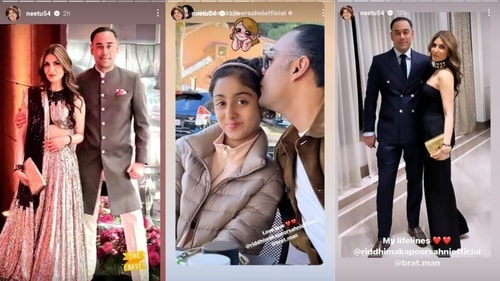 Riddhima Kapoor Sahni with Samara Sahni and Bharat Sahni during their recent trip. Riddhima Kapoor Sahni with Samara Sahni and Bharat Sahni during their recent trip.