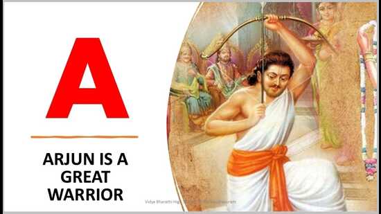 Screenshot from viral PDF showing A for Arjun (Sourced) Screenshot from viral PDF showing A for Arjun (Sourced)