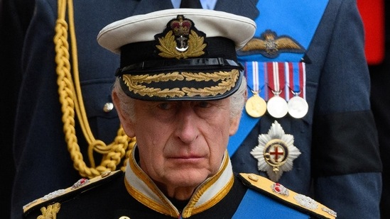 King Charles-Prince William: The royal family is seen during Queen Elizabeth II's funeral.(Reuters)