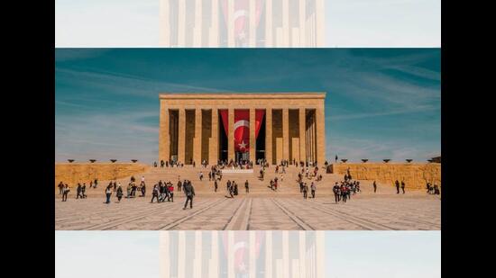 The Anitkabir is the mausoleum of Mustafa Kemal Atatürk, the leader of the Turkish War of Independence & the first President of the Republic of Turkey