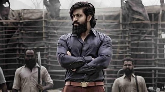 Yash in a still from KGF Chapter 2.