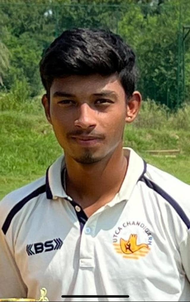 A five-wicket haul by Paras (5/40) helped Chandigarh bundle out host Tripura for mere 152 runs. (HT) A five-wicket haul by Paras (5/40) helped Chandigarh bundle out host Tripura for mere 152 runs. (HT)