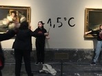 Climate activists in Spain glued their hands to the frames of two Goya paintings. (FuturoVegetal via REUTERS) Climate activists in Spain glued their hands to the frames of two Goya paintings. (FuturoVegetal via REUTERS)